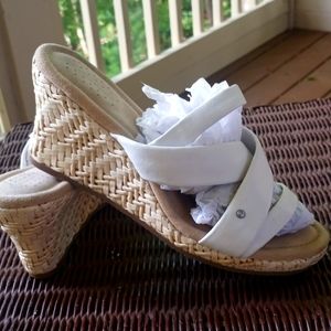 Rockport/Adidas Wedge Leather Sandals